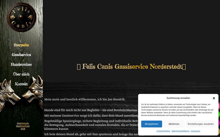 Screenshot von felis-canis.de
