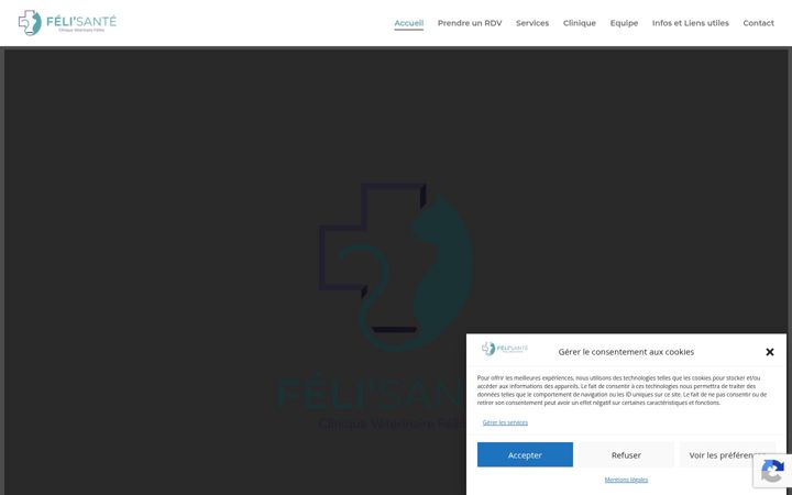 Screenshot of felisante.fr
