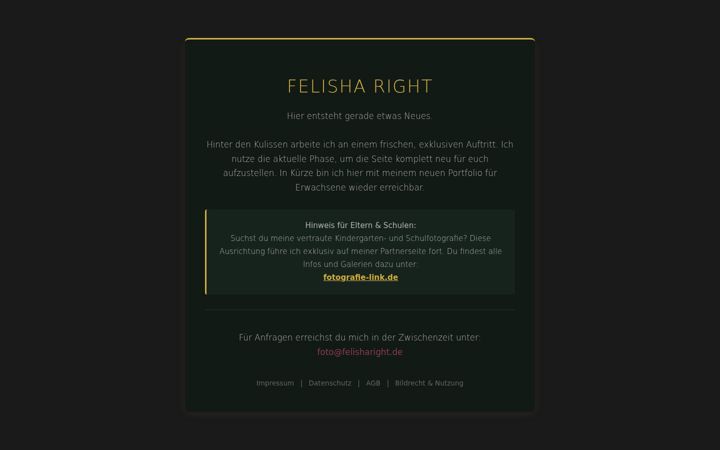Screenshot of felisharight.com