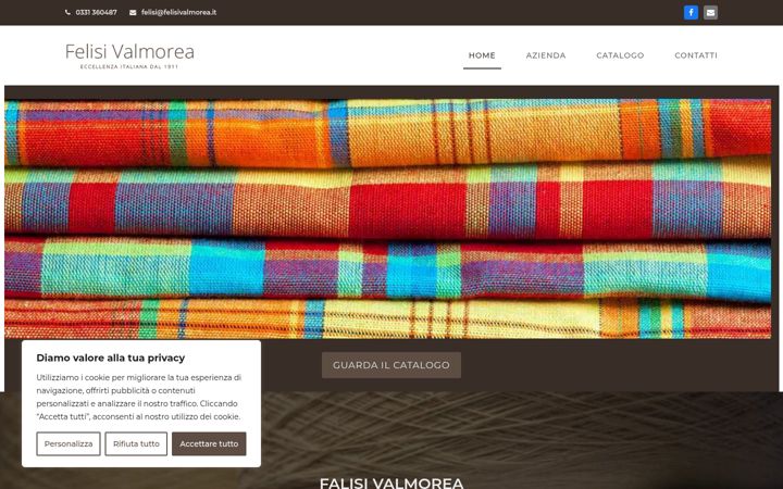 Screenshot of felisivalmorea.it