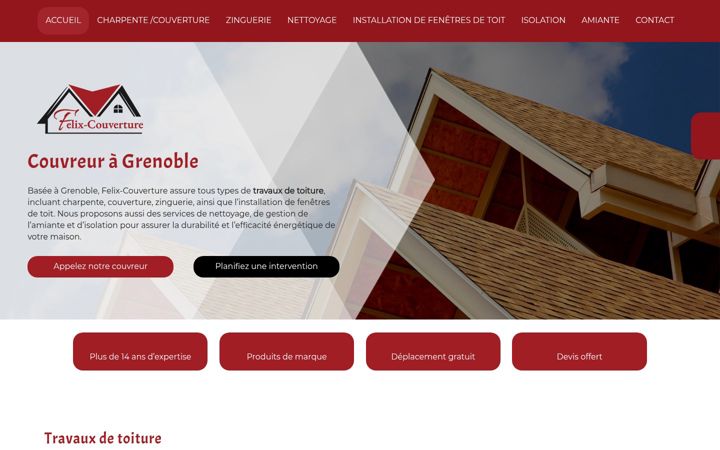 Screenshot of felix-couverture38.fr