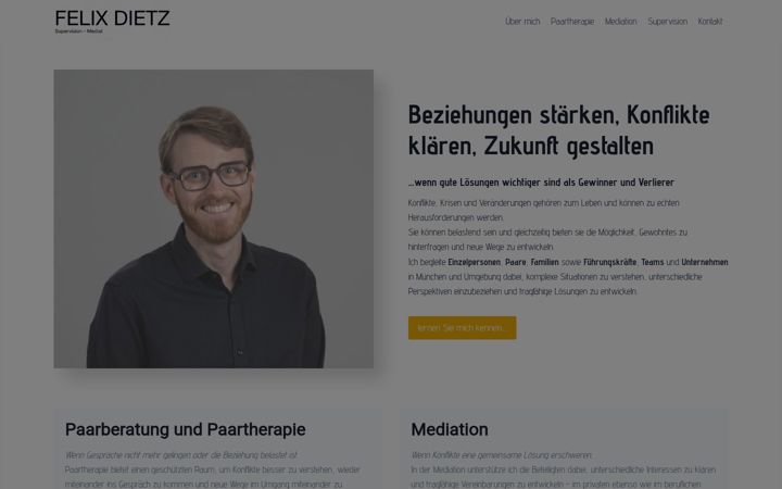 Screenshot von felix-dietz.de