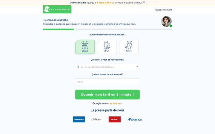 Screenshot of felixassurance.com
