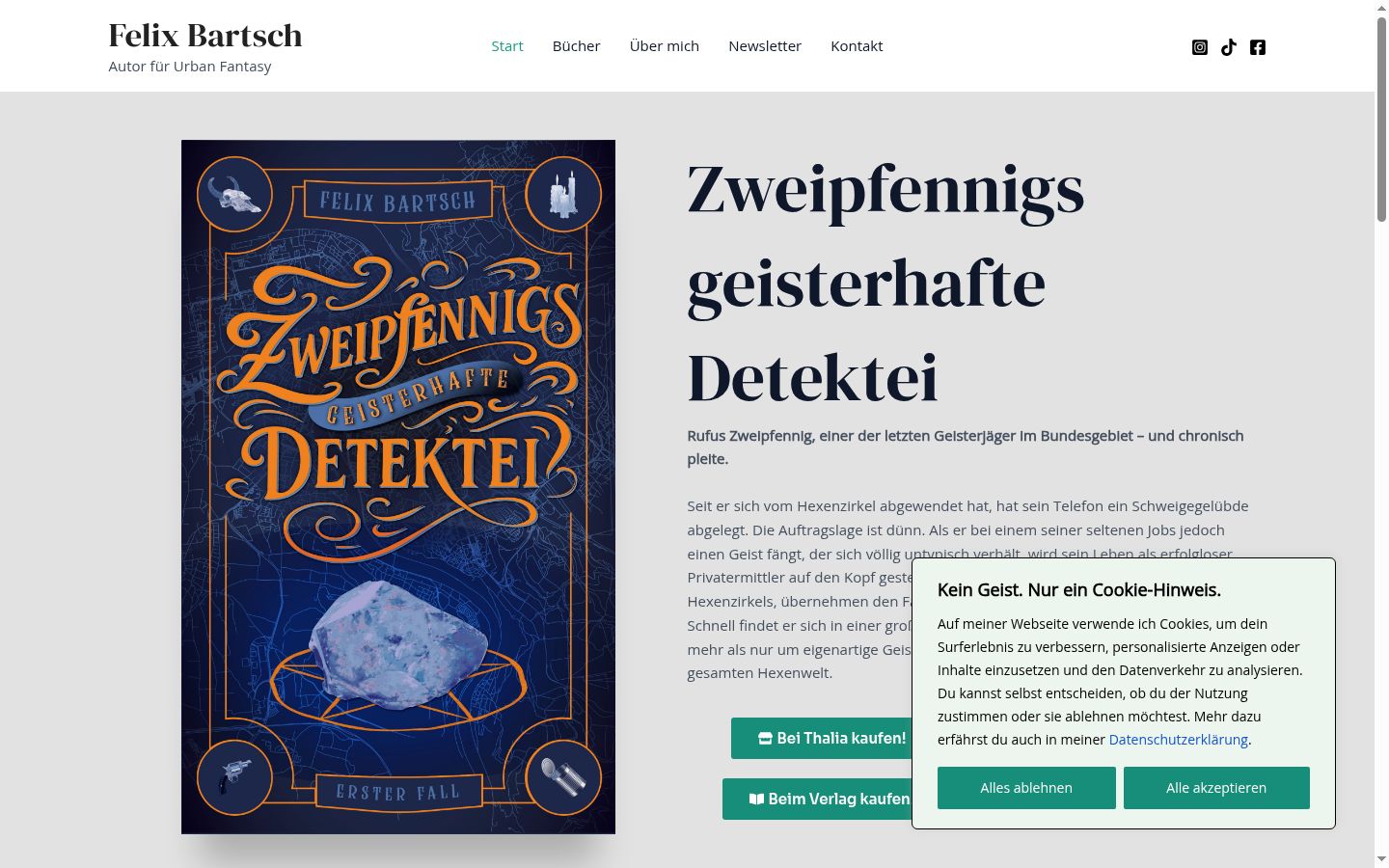 Screenshot van de toestemmingsbanner zoals getoond vóór enige interactie