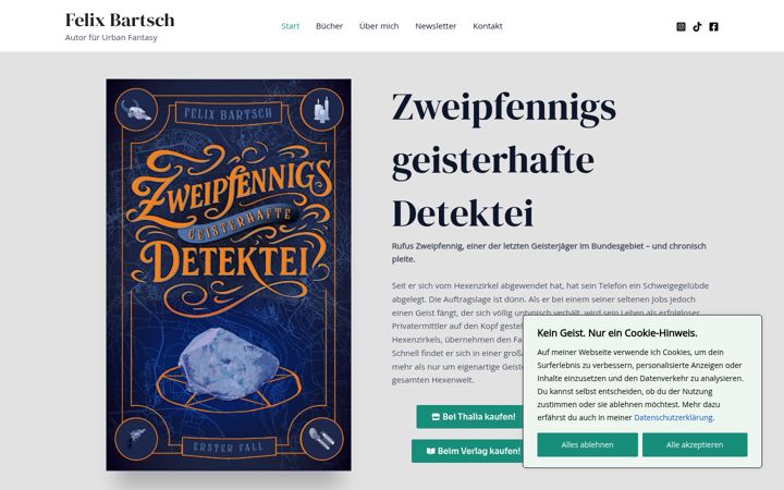 Screenshot of felixbartsch.com