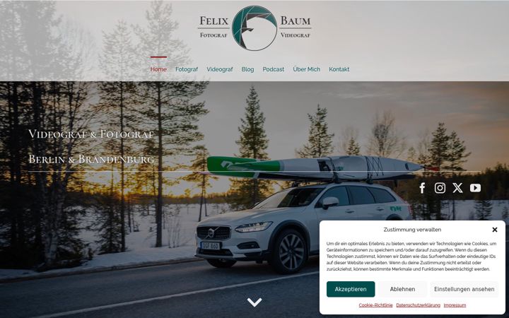 Screenshot of felixbaum.media