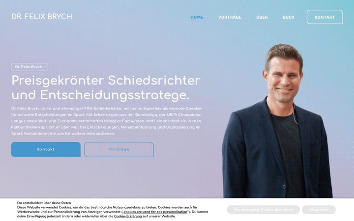 Screenshot of felixbrych.de