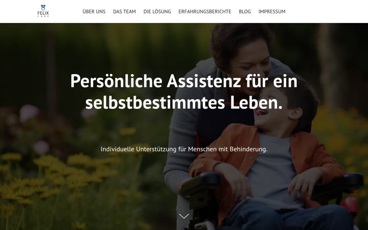Screenshot of felixcare.de