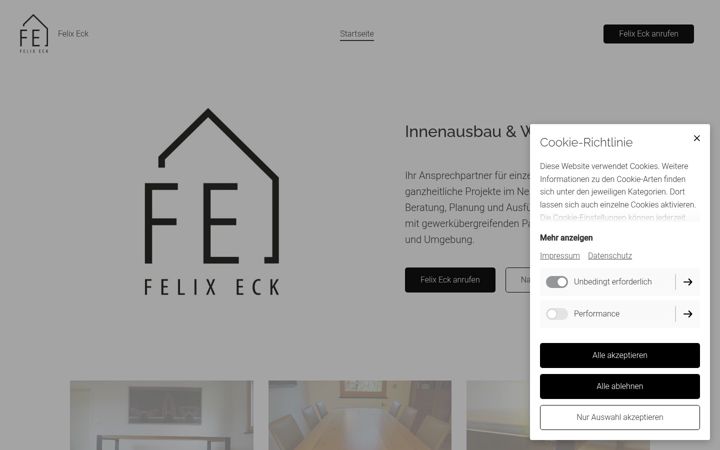 Screenshot of felixeck.de