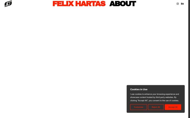 Screenshot of felixhartas.com
