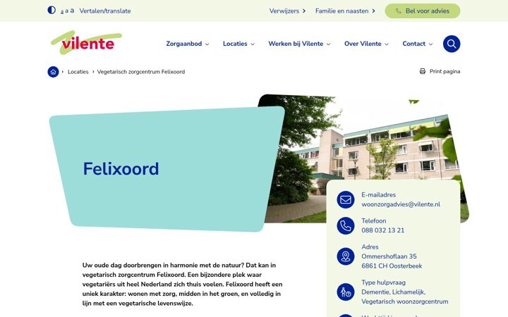 Screenshot of felixoord.nl