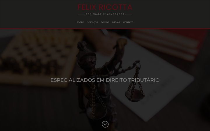 Screenshot of felixricotta.com.br