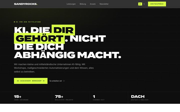 Screenshot of felixsandrock.com