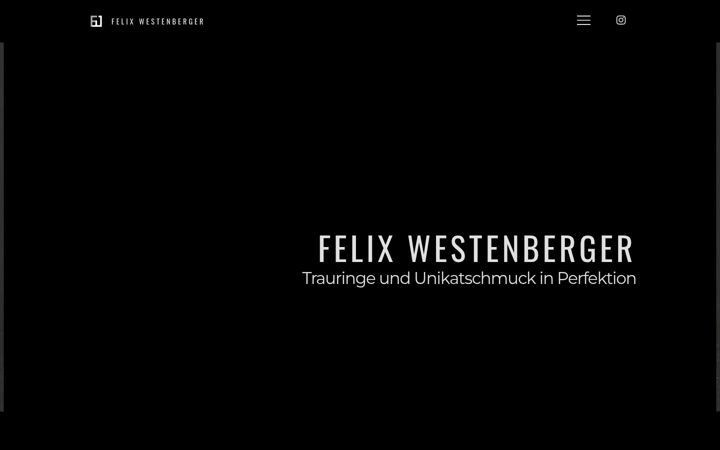 Screenshot of felixwestenberger.de