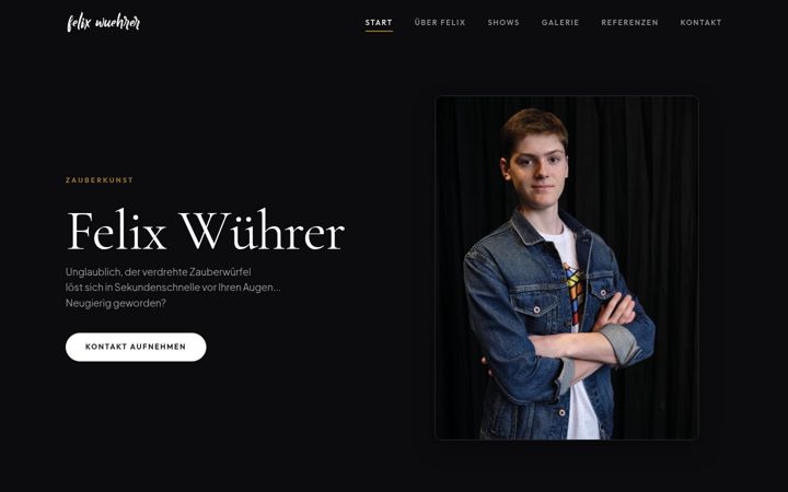 Screenshot of felixwuehrer.de
