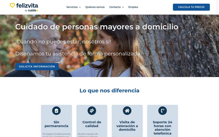 Screenshot di felizvita.com