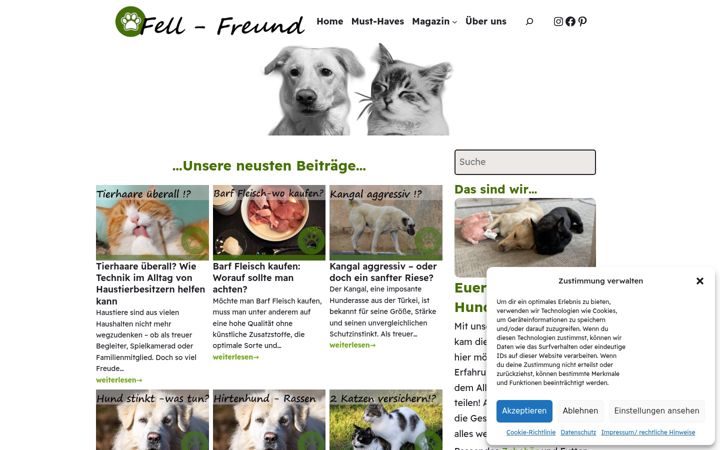Screenshot of fell-freund.com