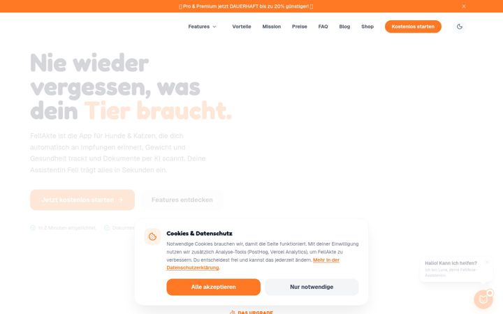 Screenshot of fellakte.de