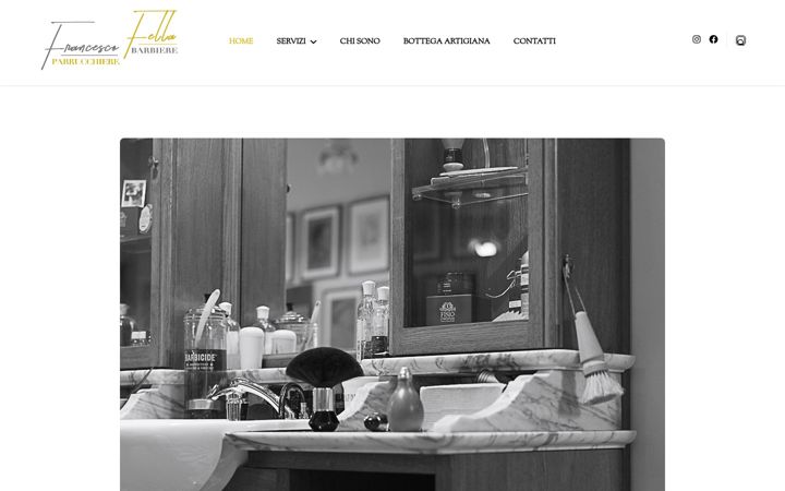 Screenshot of fellaparrucchiere.it