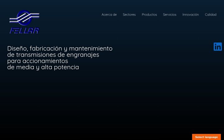 Screenshot stránky fellar.com