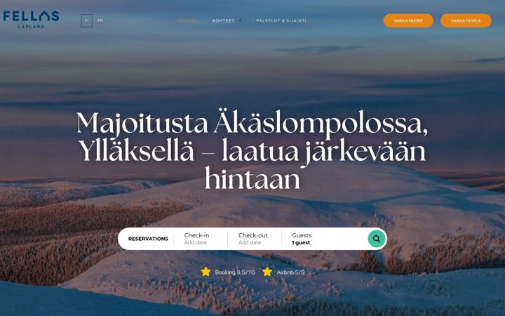 Screenshot of fellas.fi