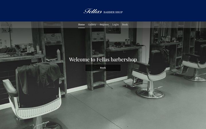 Screenshot of fellasbarbers.co.uk