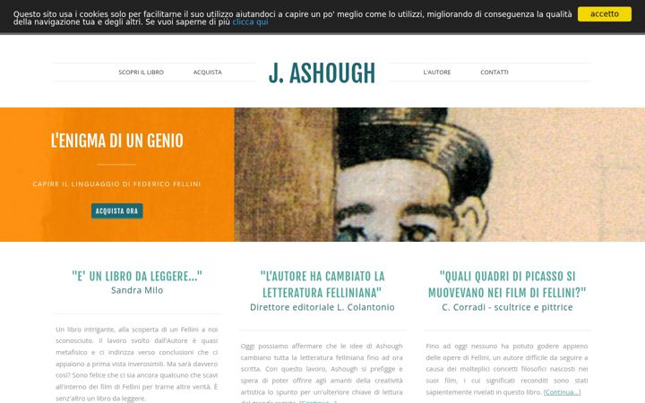 Screenshot of fellinienigma.com