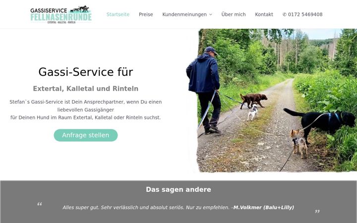 Screenshot van fellnasenrunde.de