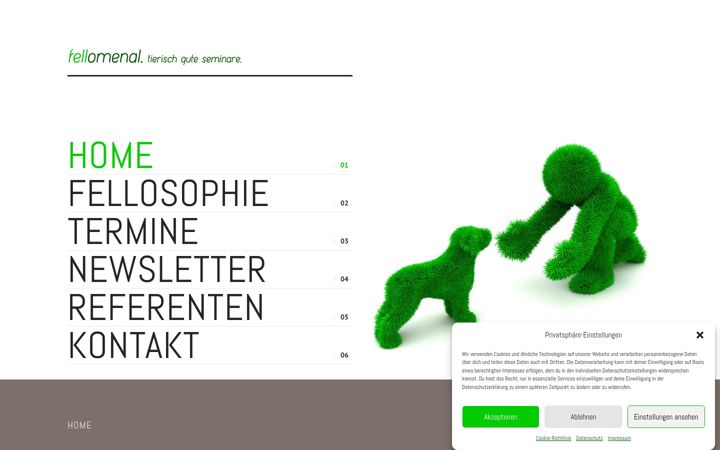 Screenshot van fellomenal.de