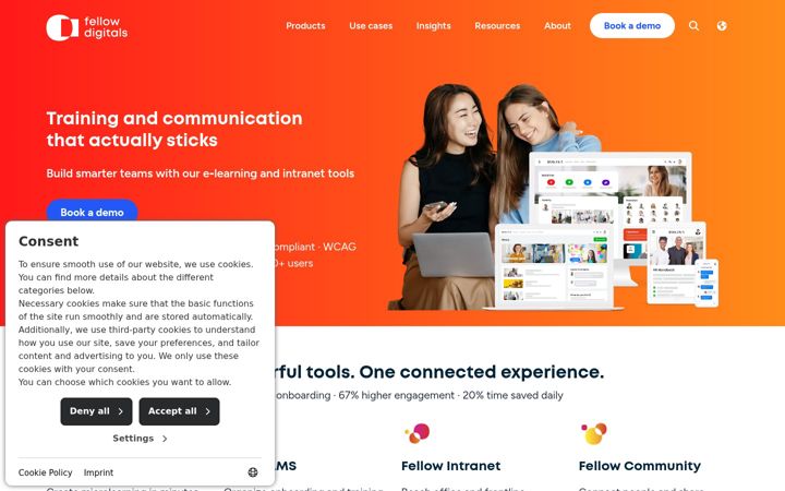 Screenshot of fellowdigitals.com