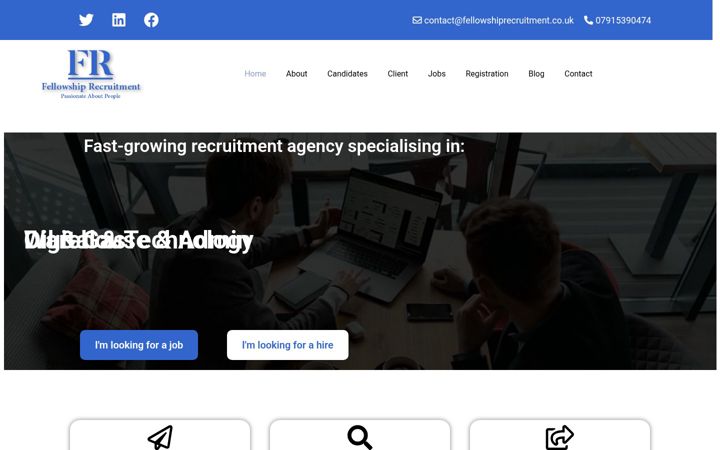 Screenshot of fellowshiprecruitment.co.uk