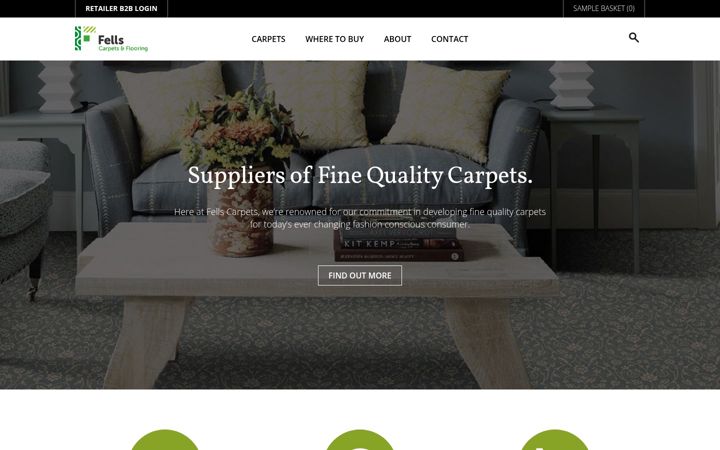 Screenshot of fellscarpets.co.uk