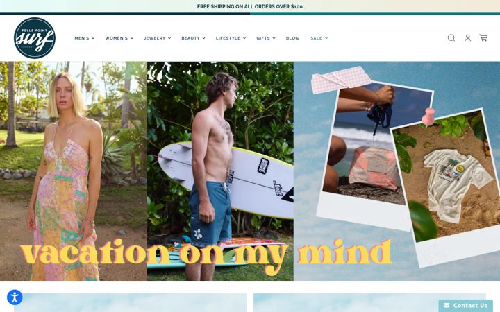 Screenshot of fellspointsurf.com