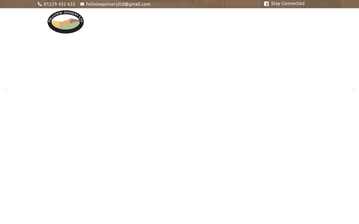 Screenshot of fellviewjoineryltd.uk