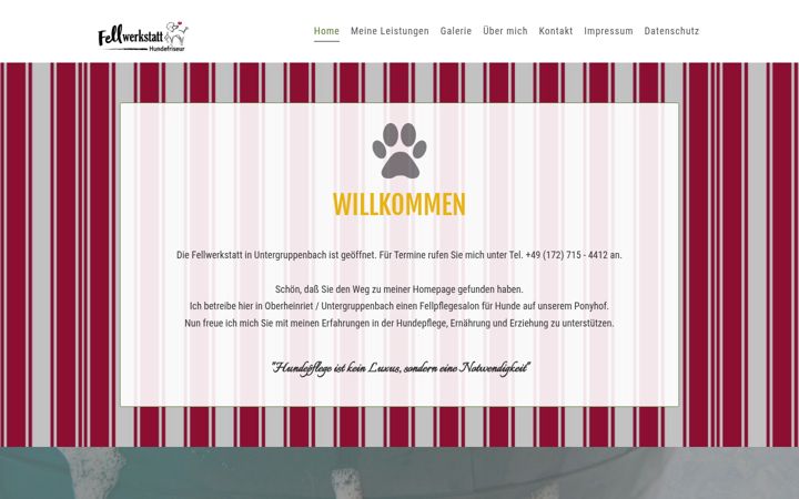 Screenshot of fellwerkstatt.eu