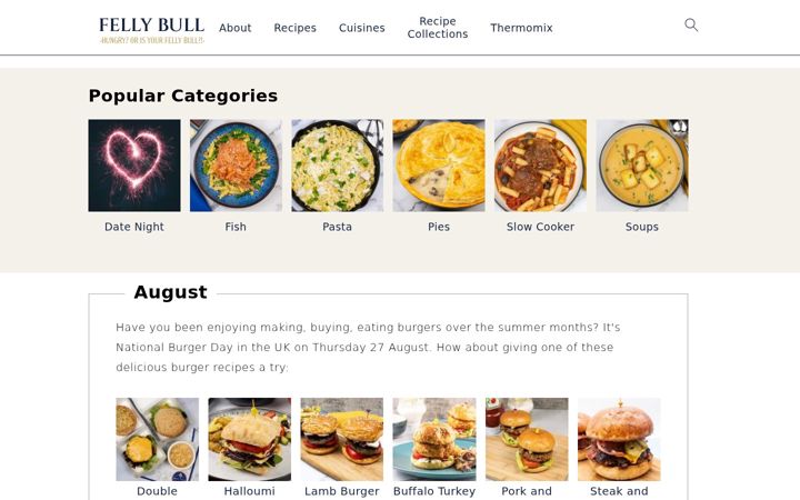 Screenshot of fellybull.com