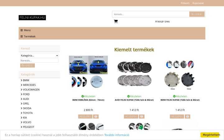 Screenshot of felni-kupak.hu