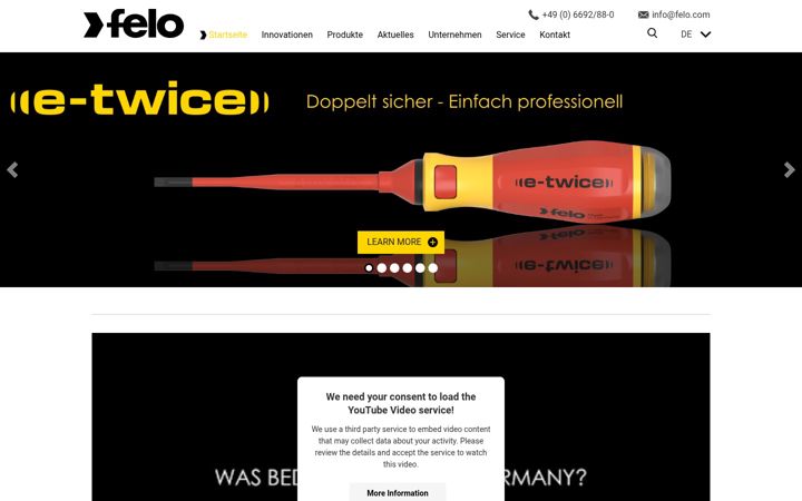 Screenshot of felo.com