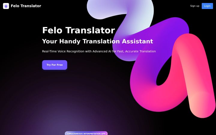 Screenshot of felo.me