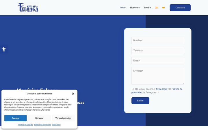 Screenshot of feloaga.es