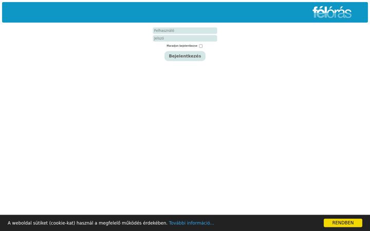 Screenshot of feloras.hu