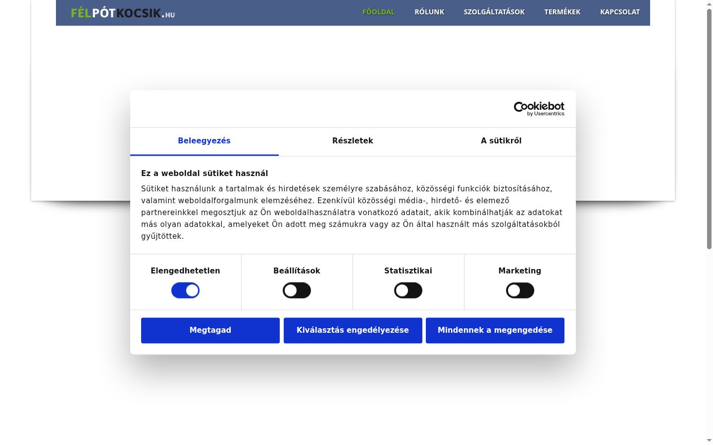 Screenshot tal-banner tal-kunsens muri qabel kwalunkwe interazzjoni