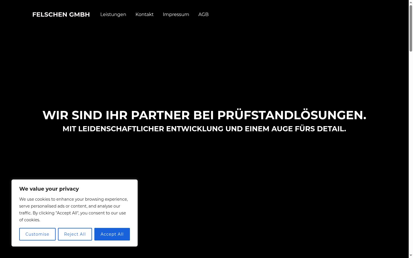 Screenshot tal-banner tal-kunsens muri qabel kwalunkwe interazzjoni