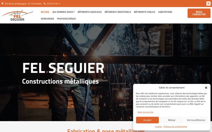 Screenshot of felseguier.fr