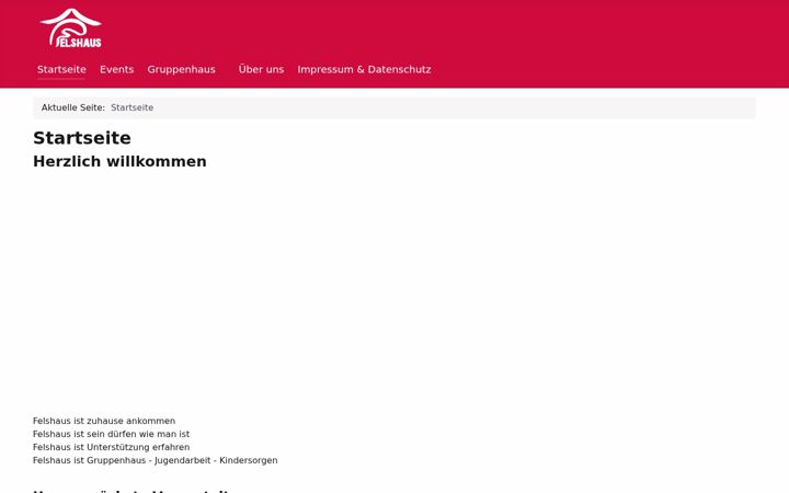 Screenshot of felshaus.de