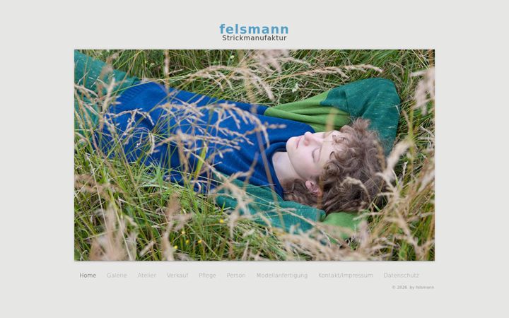 Screenshot of felsmann-strick.de