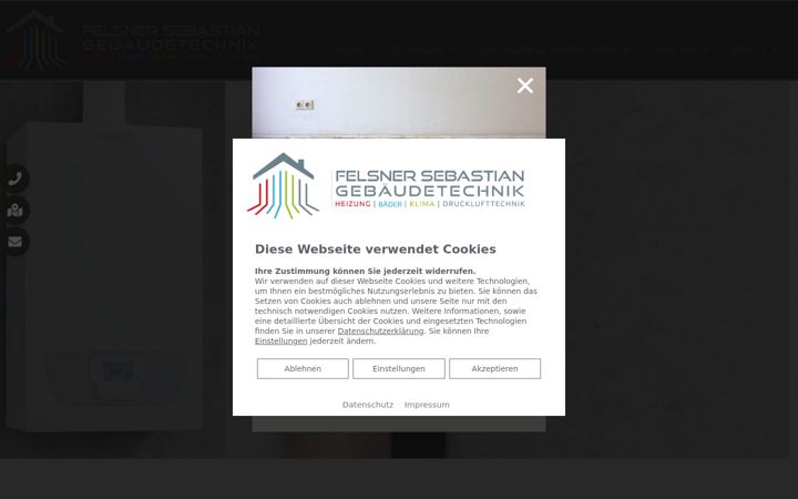 Screenshot of felsner-shk.de