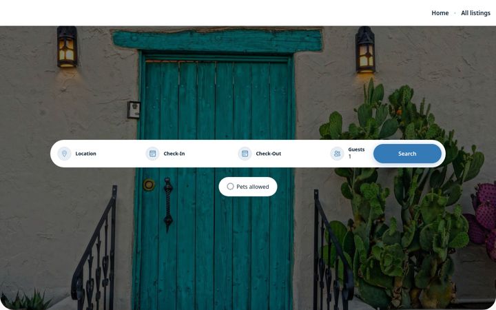 Screenshot of felsparbeachrentals.com