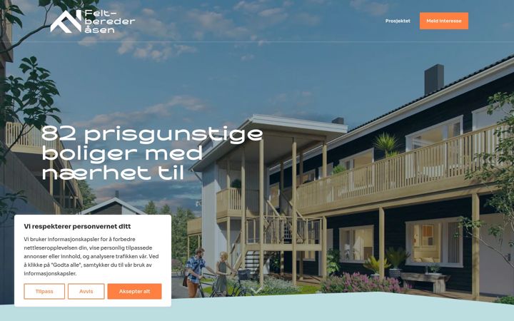 Screenshot of feltberederasen.no