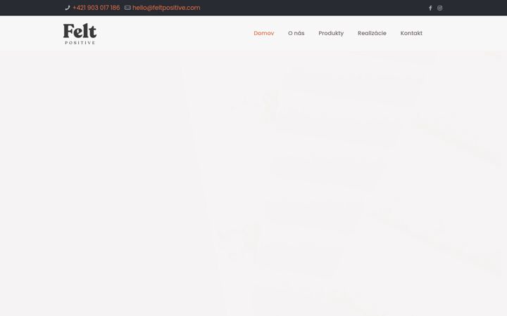 Screenshot of feltpositive.com